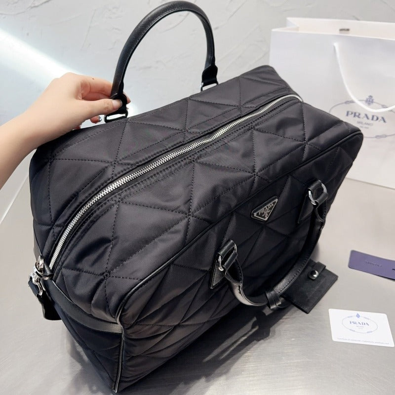 Re-Nylon Weekender Bag Black