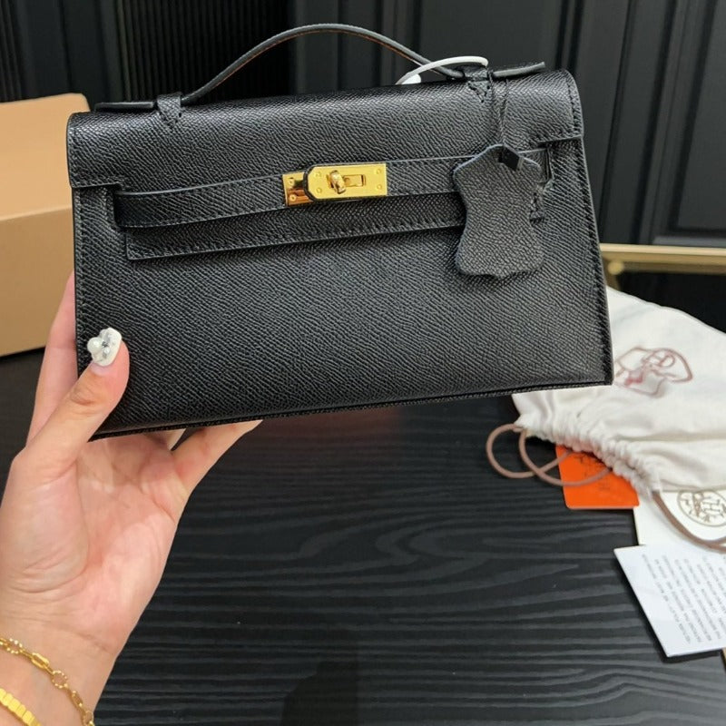 Kelly Pochette  Handbag  Black