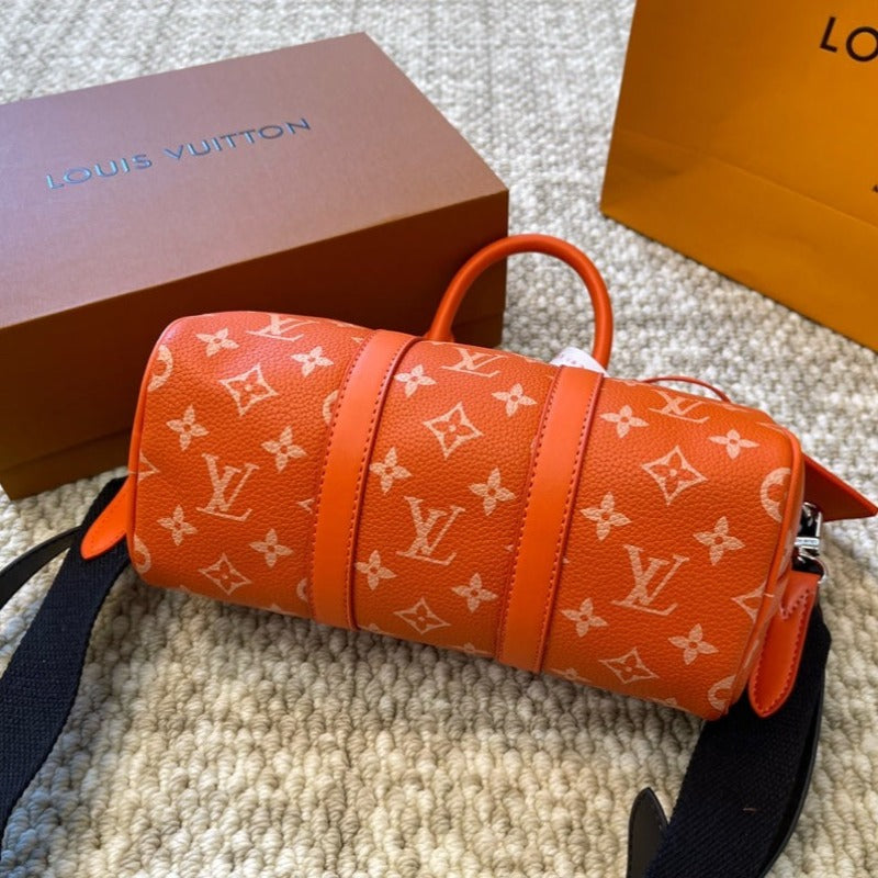 Monogram Keepall 25 Bag Orange