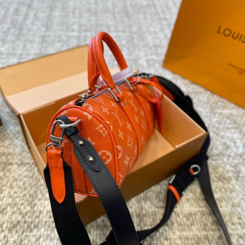 Monogram Keepall 25 Bag Orange