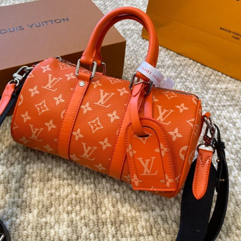 Monogram Keepall 25 Bag Orange