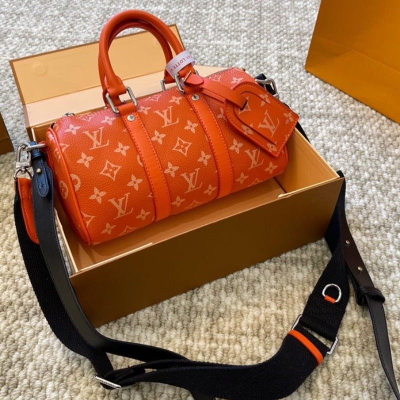 Monogram Keepall 25 Bag Orange