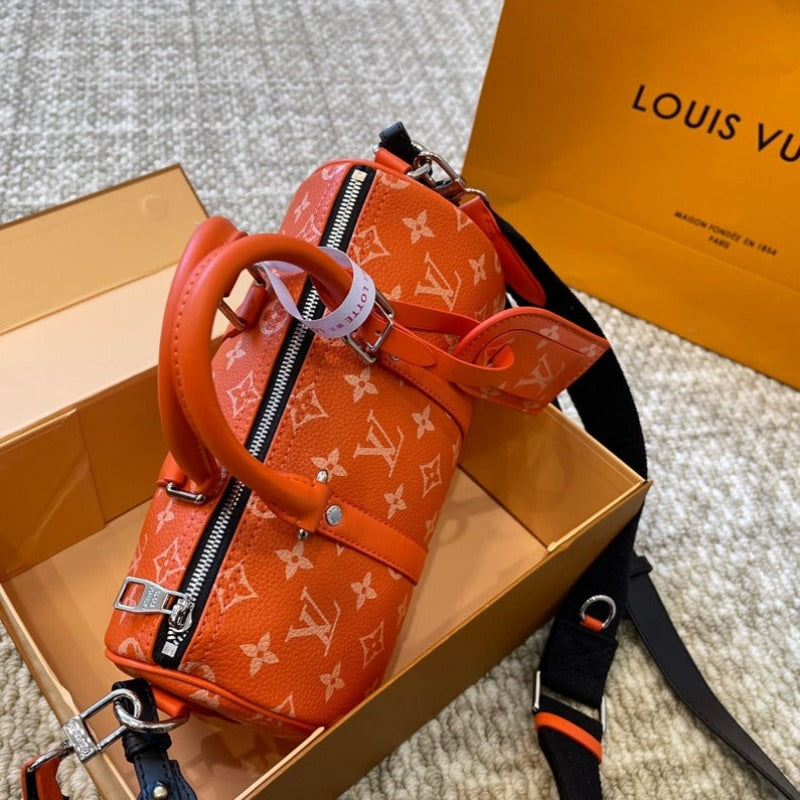 Monogram Keepall 25 Bag Orange