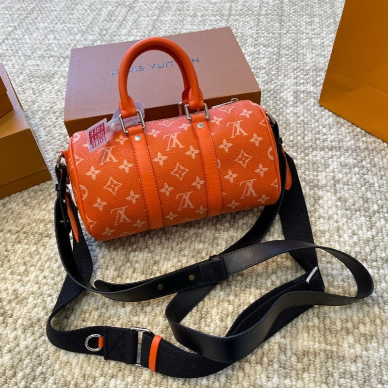 Monogram Keepall 25 Bag Orange