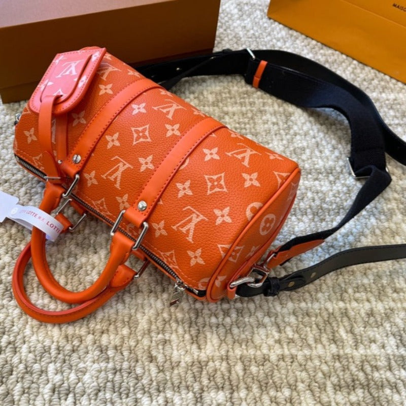 Monogram Keepall 25 Bag Orange