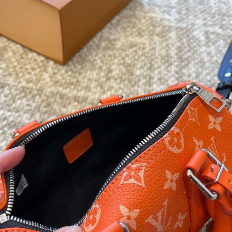 Monogram Keepall 25 Bag Orange