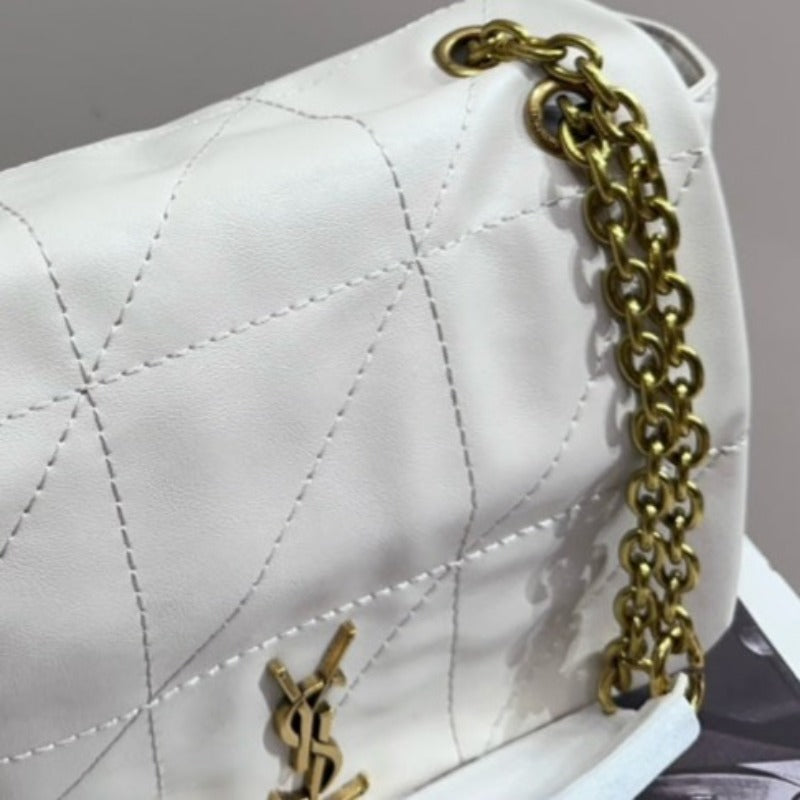 Jamie Chain Bag White