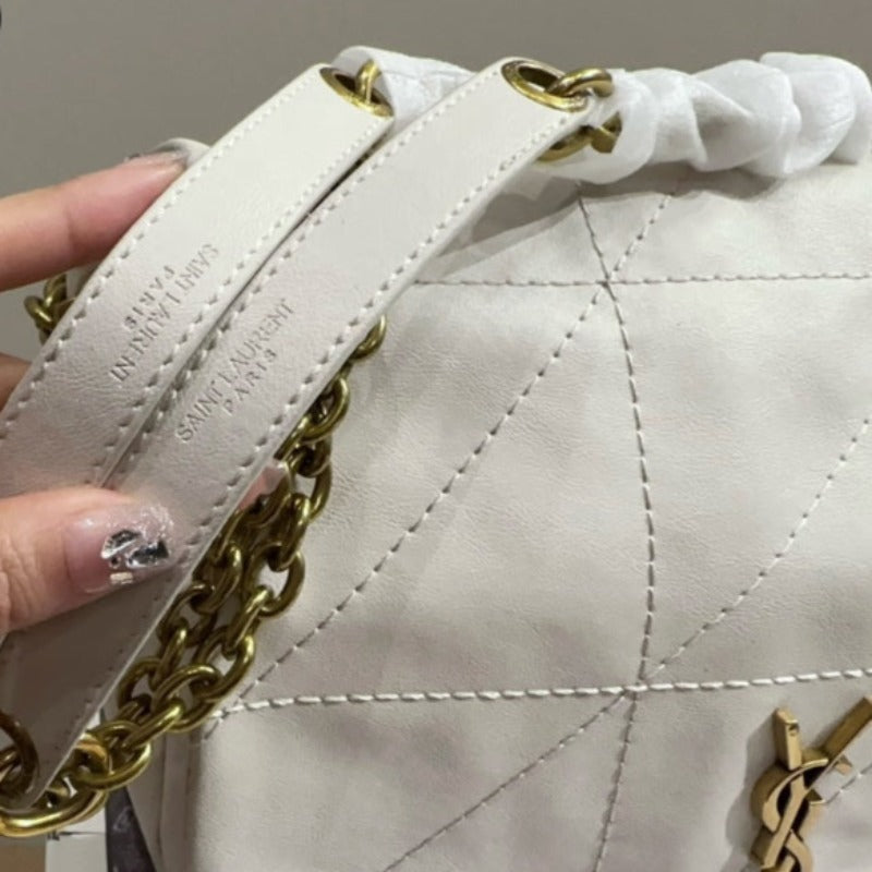 Jamie Chain Bag White