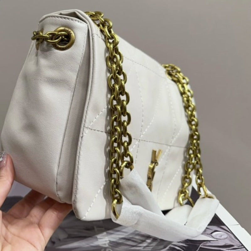 Jamie Chain Bag White