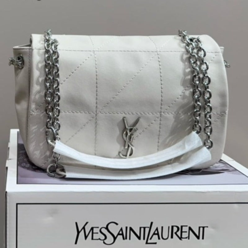 Jamie Chain Bag White