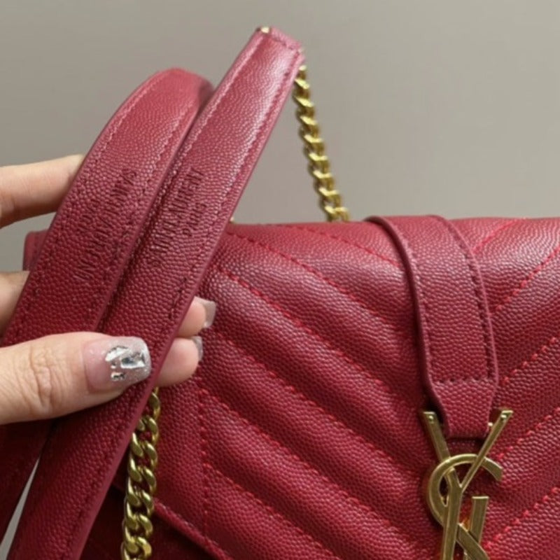 Envelope Chain Bag Red