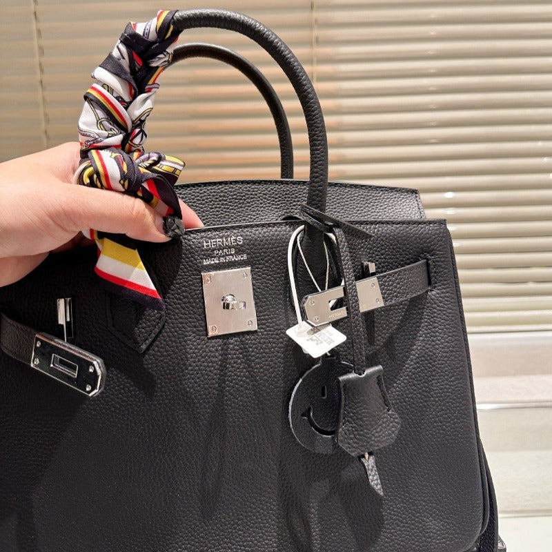 Birkin Bag Black/Silver