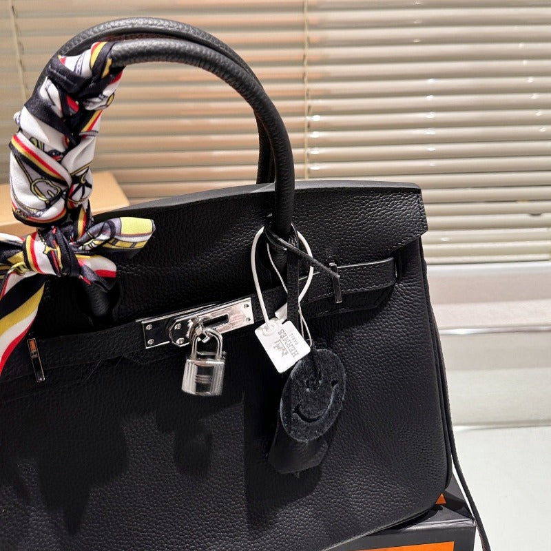 Birkin Bag Black/Silver