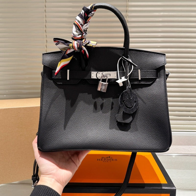 Birkin Bag Black/Silver