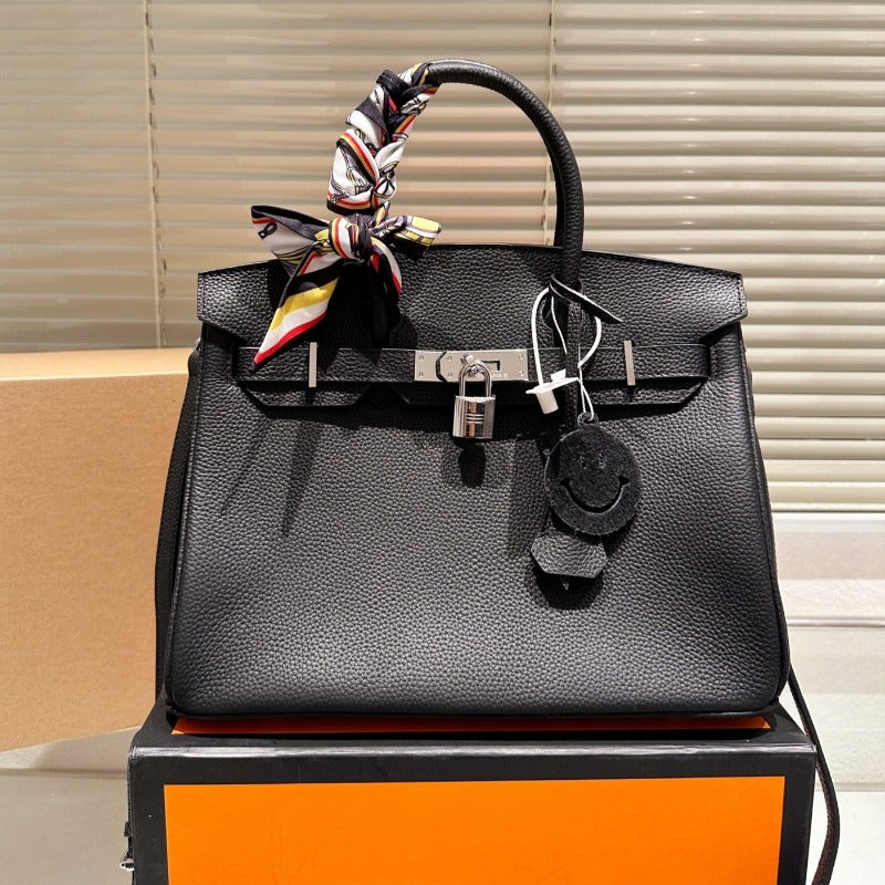 Birkin Bag Black/Silver