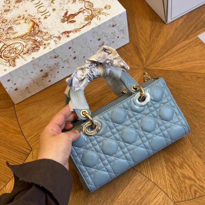 Small D-Joy Handbag BlueGrey