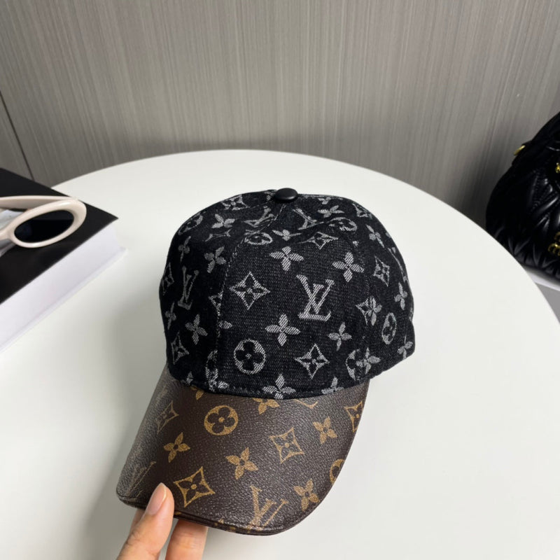 Monogram Baseball Cap Brown/Black