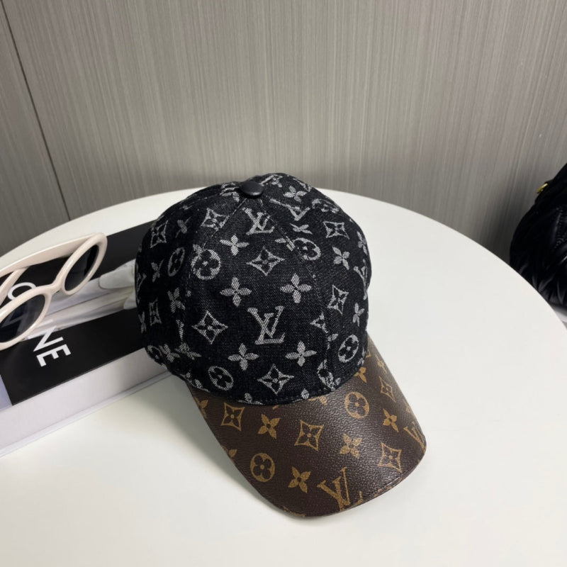 Monogram Baseball Cap Brown/Black