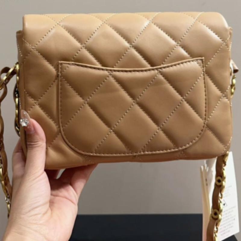 Mini Flap Bag 21 Beige New