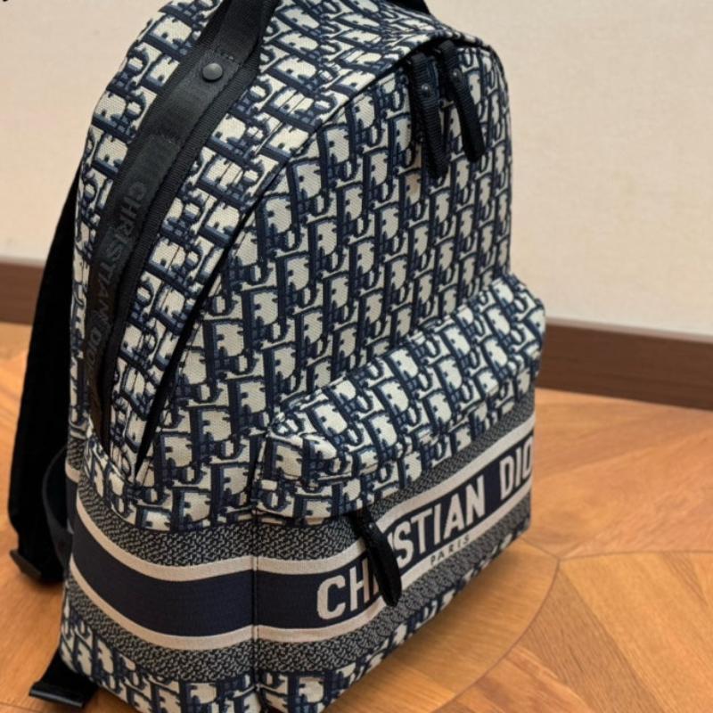 Blue D Oblique Jacquard Backpack New