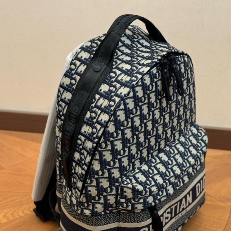 Blue D Oblique Jacquard Backpack New