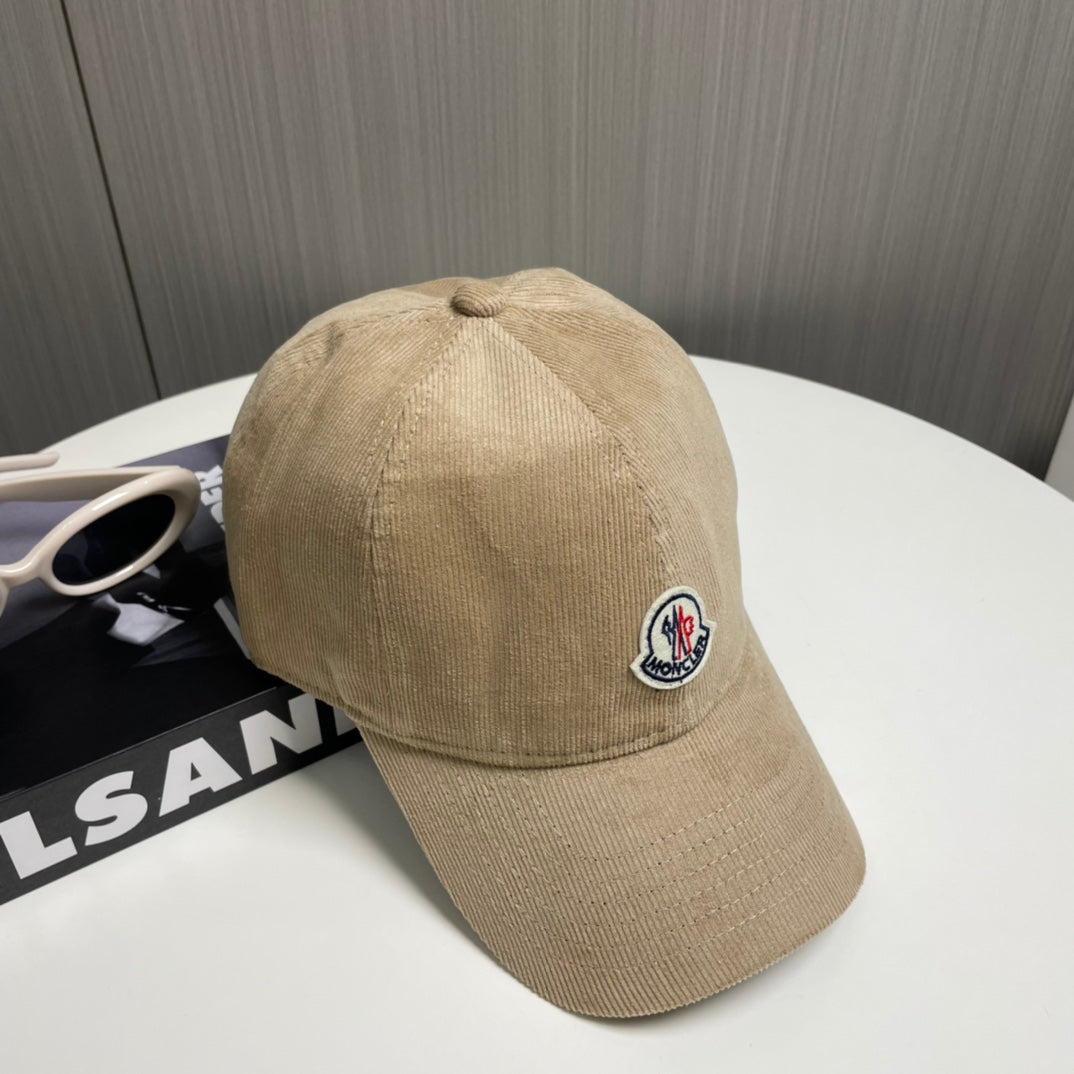 Corduroy Baseball Cap Beige