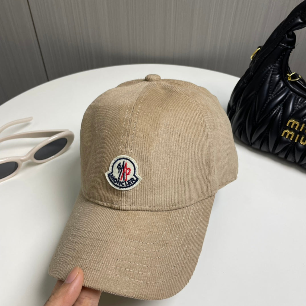 Corduroy Baseball Cap Beige