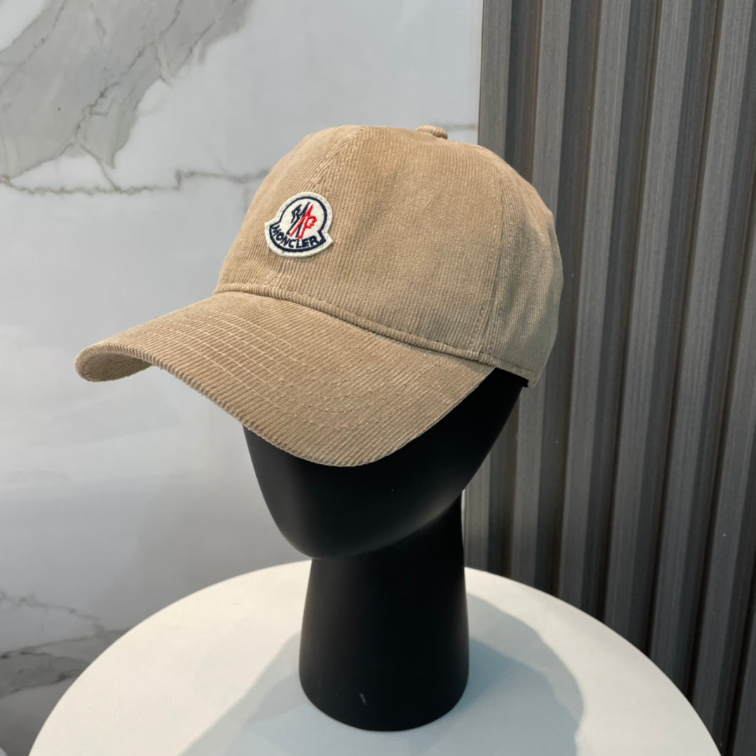 Corduroy Baseball Cap Beige