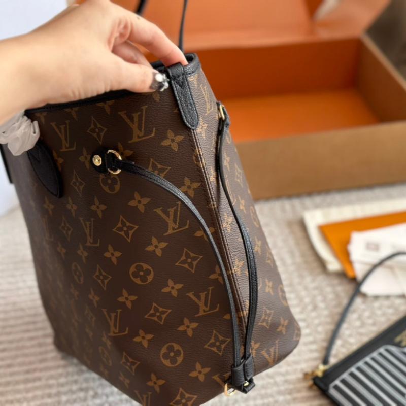 Neverfull Inside Out MM Brown/Black New