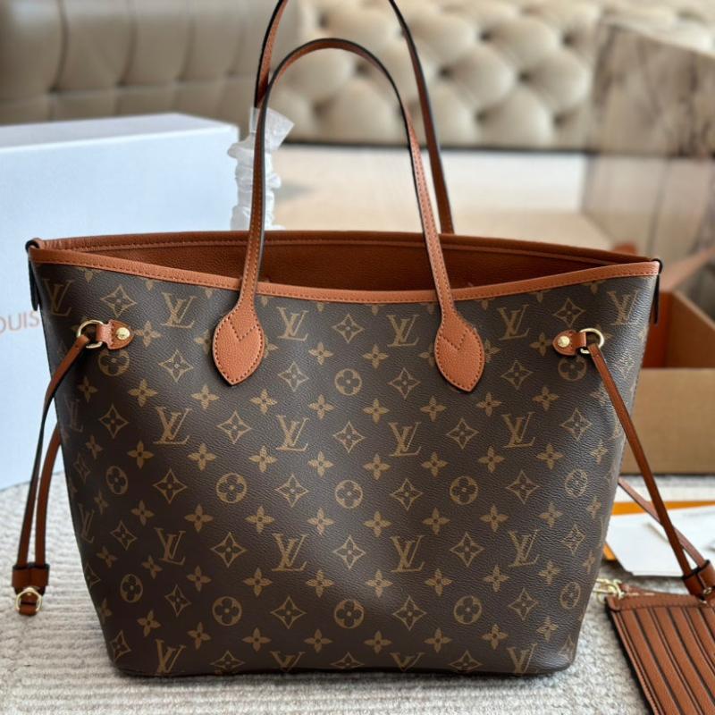 Neverfull Inside Out MM Brown New