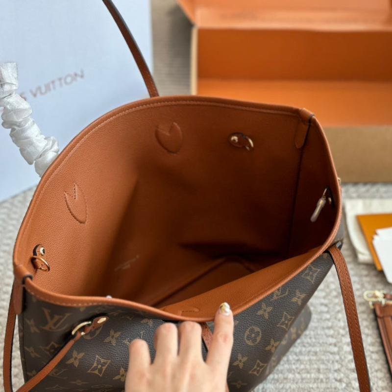 Neverfull Inside Out MM Brown New