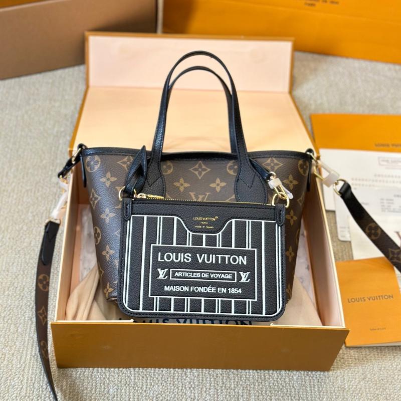 Mini Neverfull Inside Out BB Brown/Black New