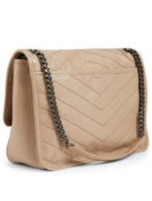 Niki Shoulder Chain Bag  Apricot