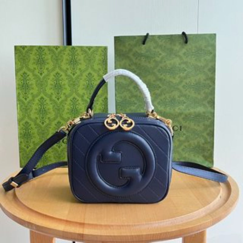 Blondie Top Handle Bag Blue