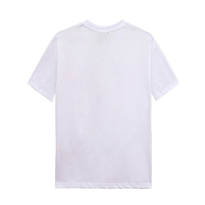 Hat Print Cotton T-shirt White